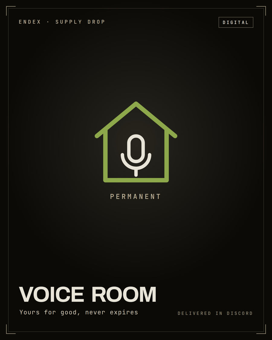 Permanent voice room