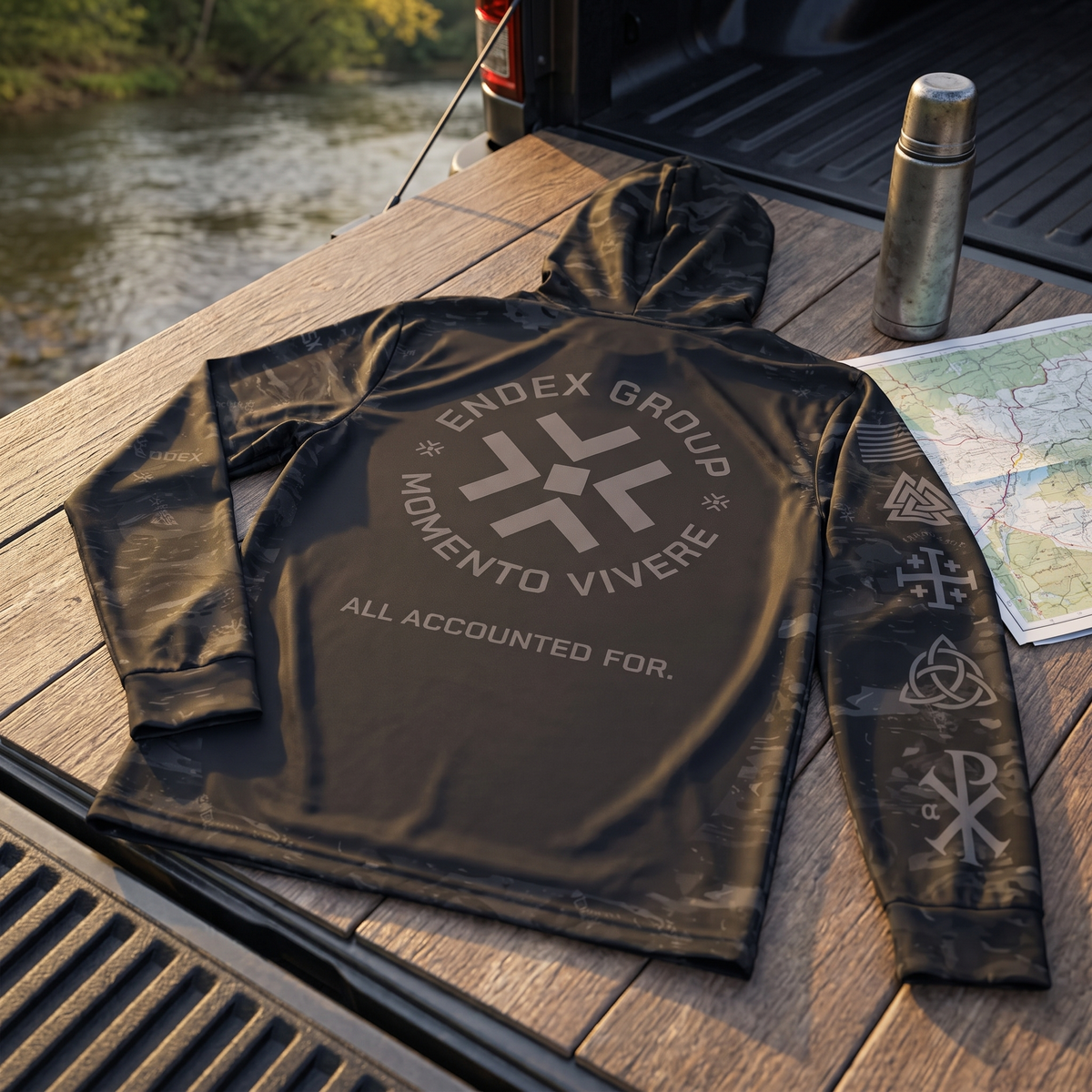 ENDEX Blackout Camo Hoodie