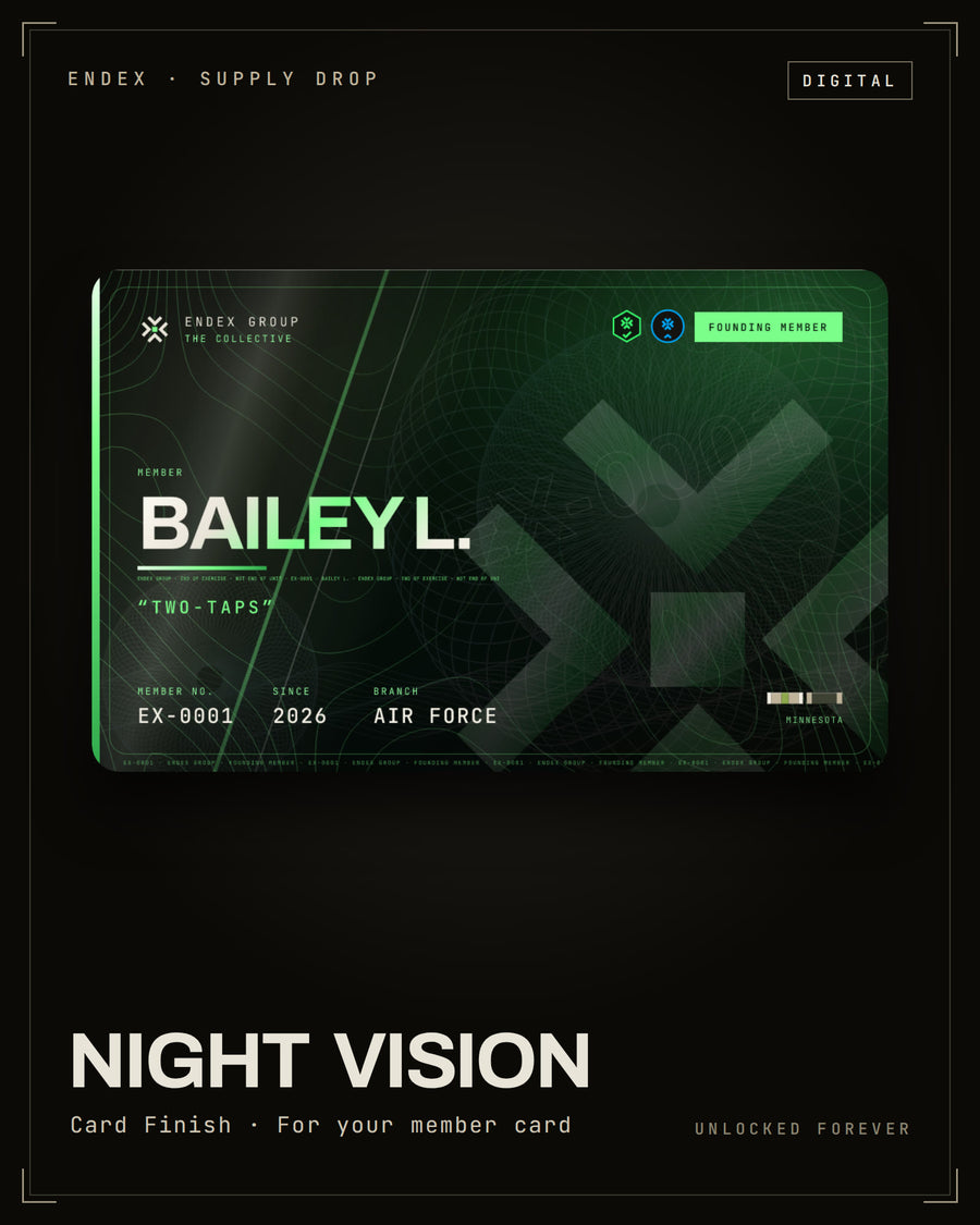 Night Vision card finish