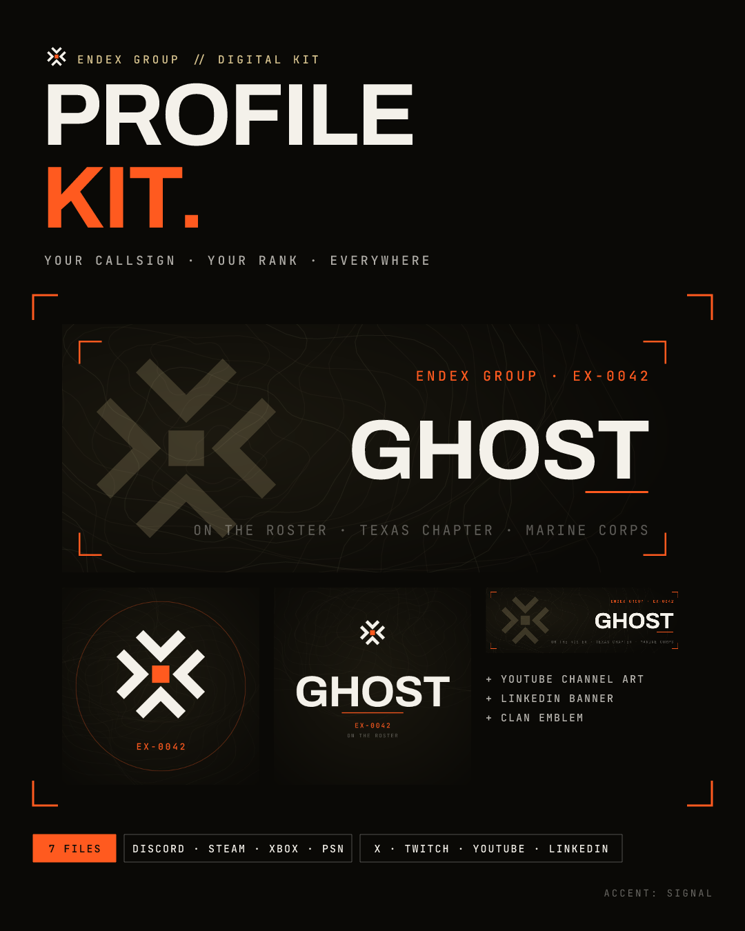 ENDEX Profile Kit, Signal accent