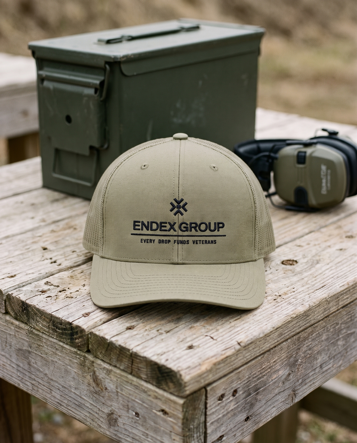 Olive Trucker Cap