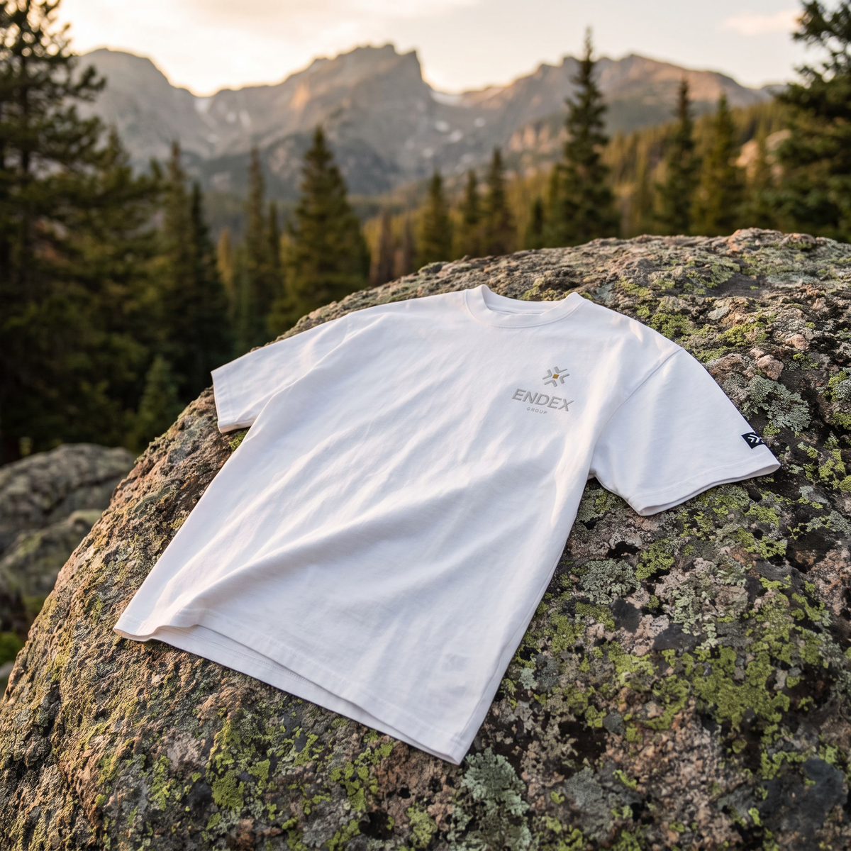 ENDEX Group Muster Tee — lifestyle shot