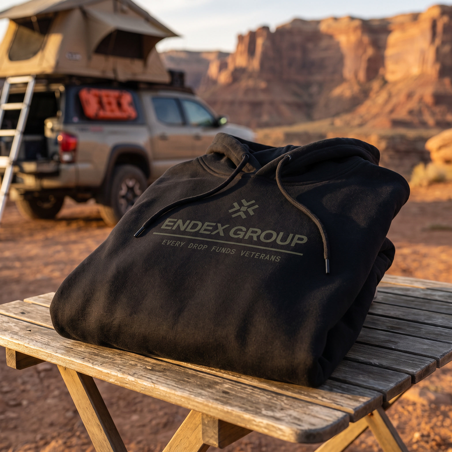 ENDEX Group Consolidate Hoodie — lifestyle shot