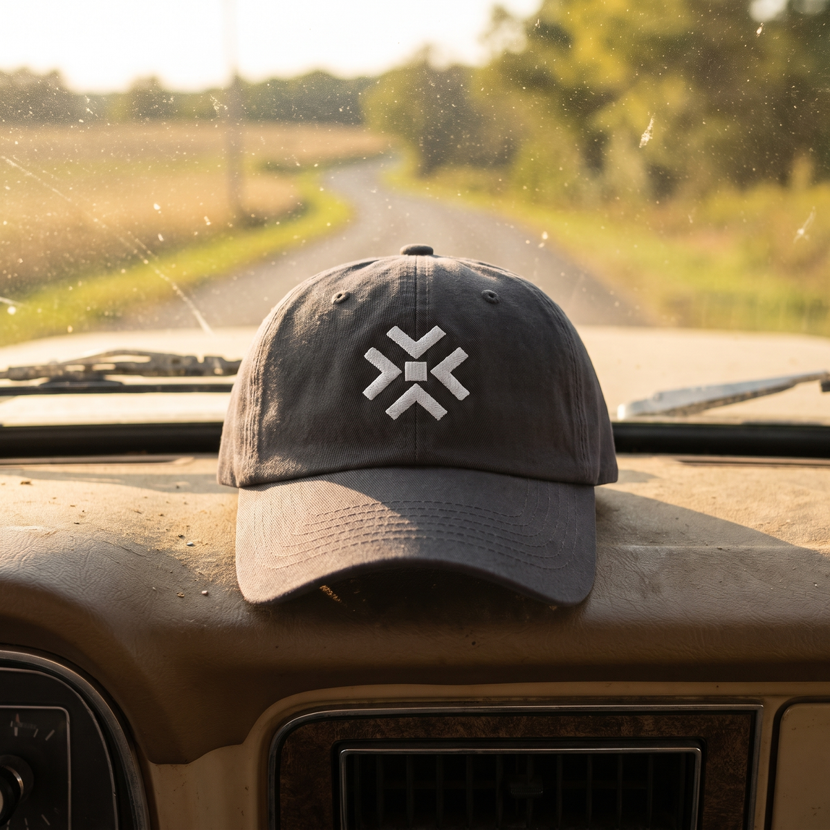 ENDEX Group The Dad Cap in Dark Grey — lifestyle shot