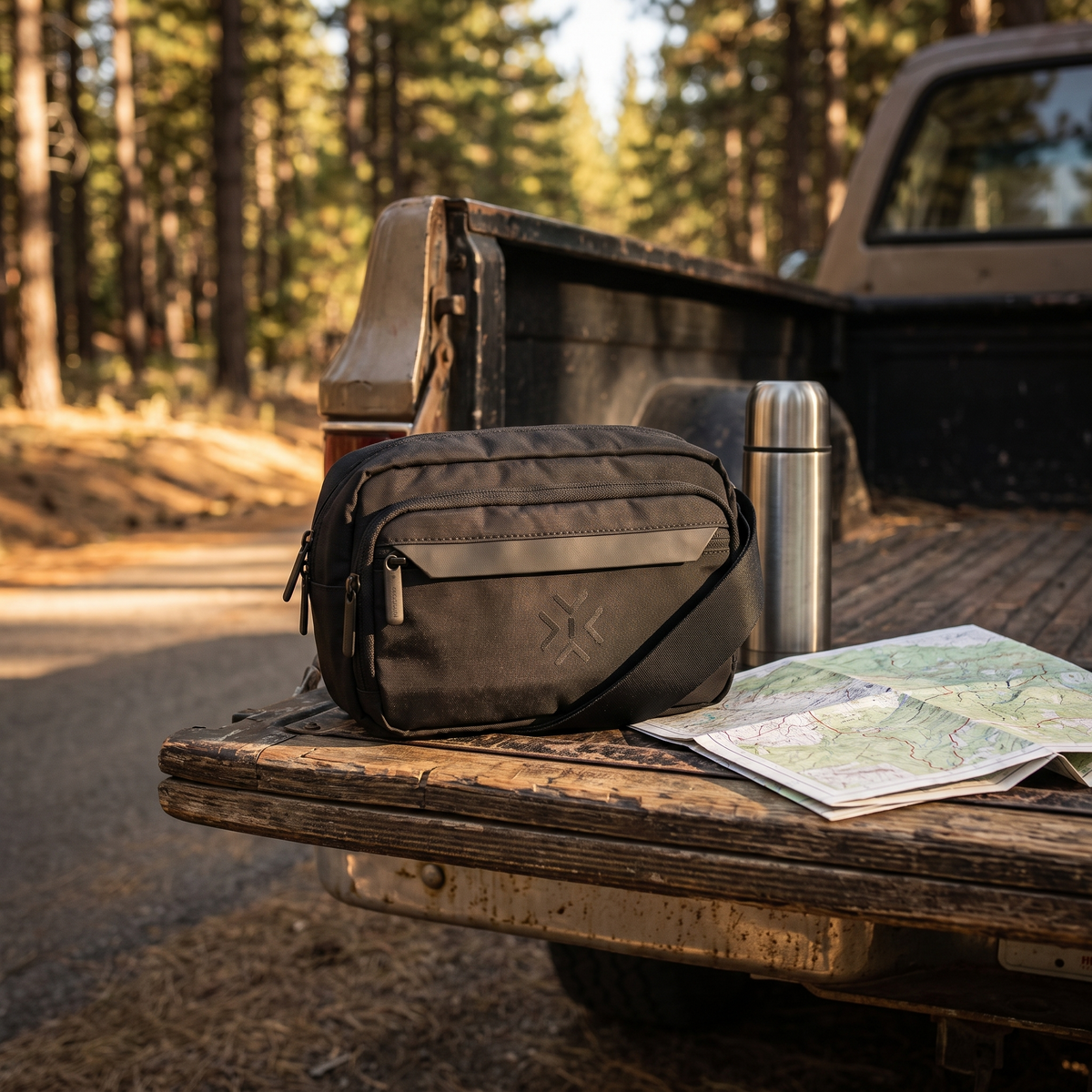 ENDEX Group Muster Crossbody — lifestyle shot