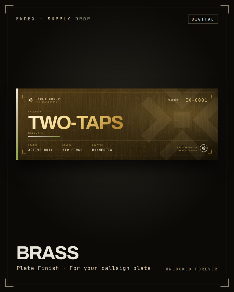 Brass plate finish