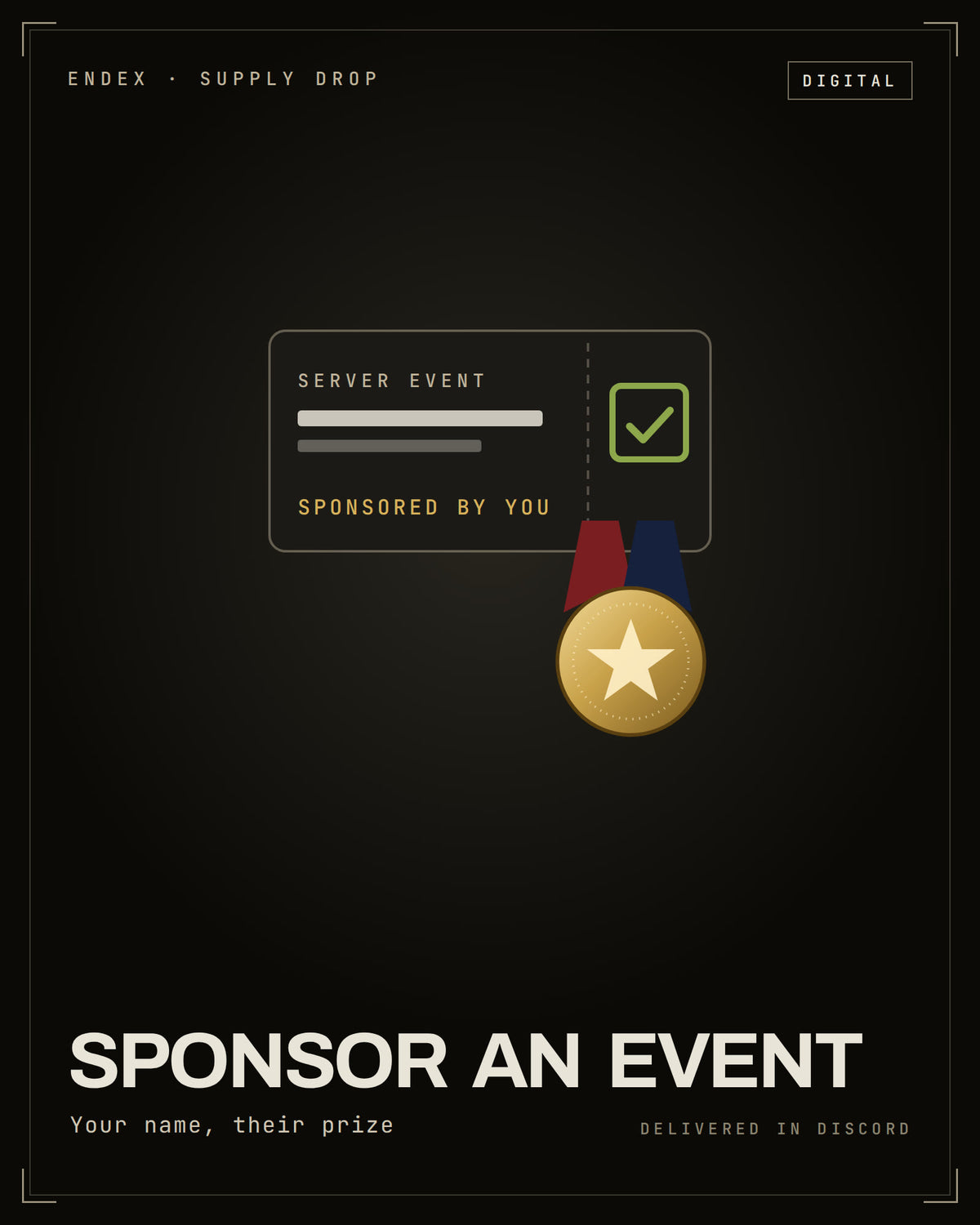 Sponsor a Server Event
